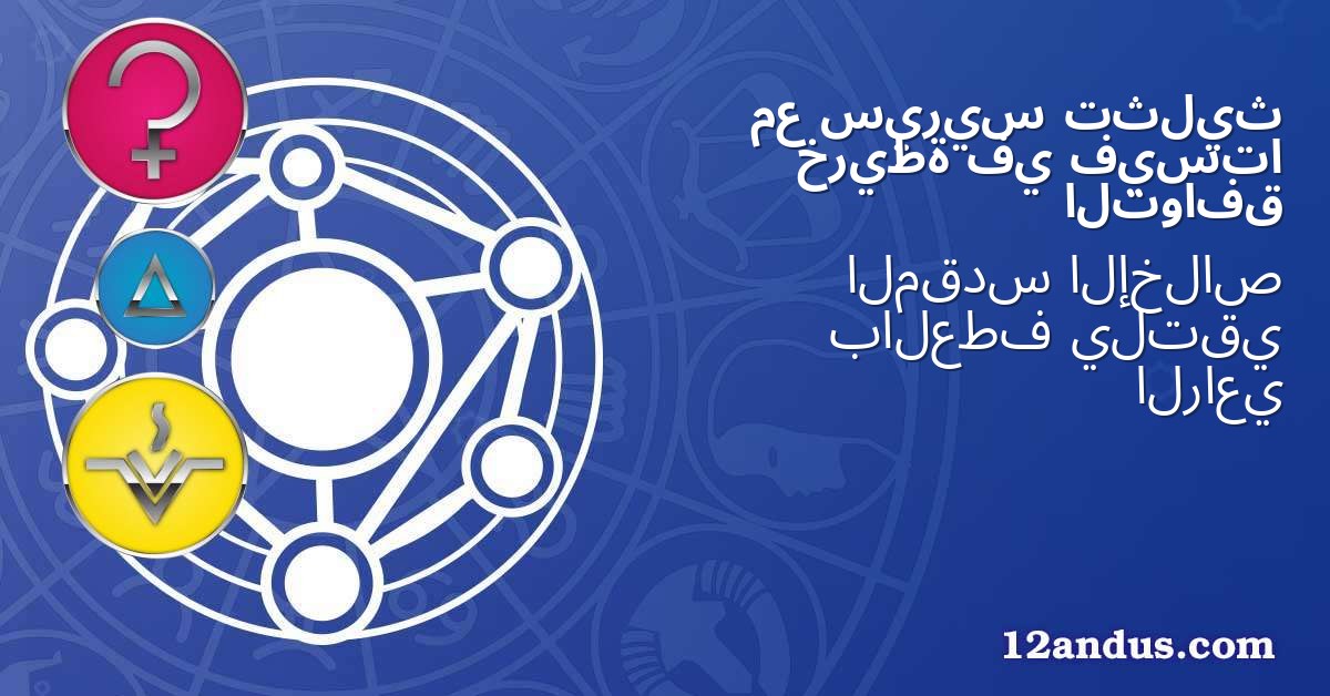 تثليث سيريس مع فيستا في خريطة التوافق