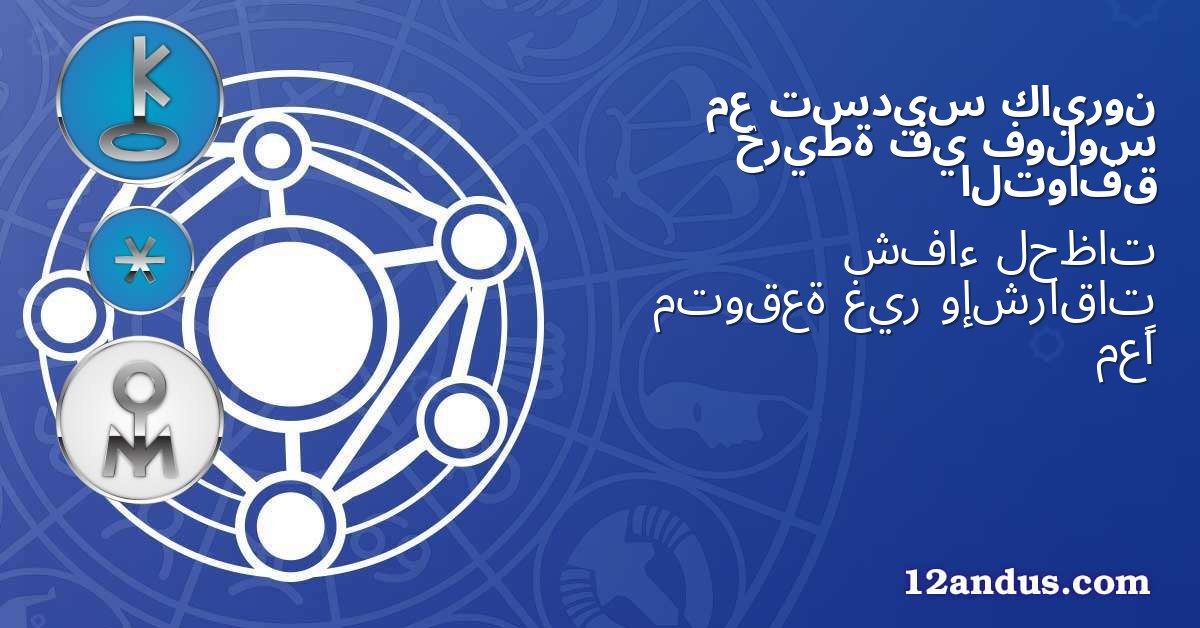 كايرون تسديس مع فولوس في خريطة التوافق