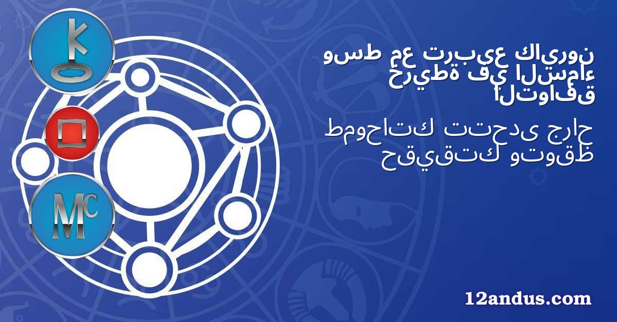 كايرون تربيع مع وسط السماء في خريطة التوافق