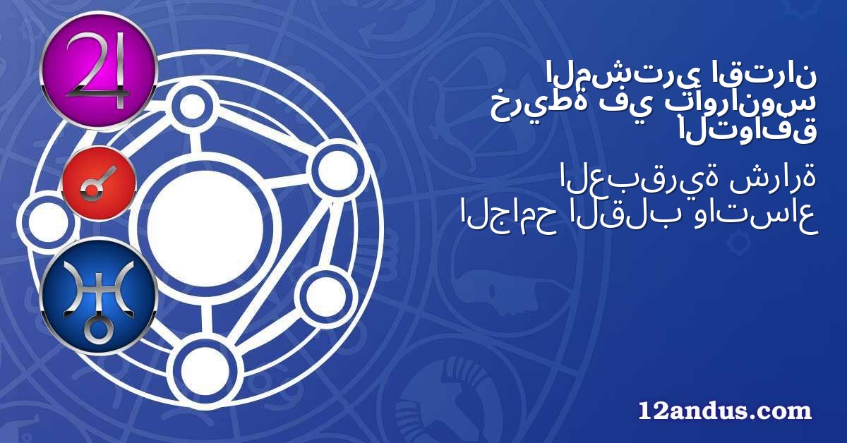 اقتران المشتري بأورانوس في خريطة التوافق