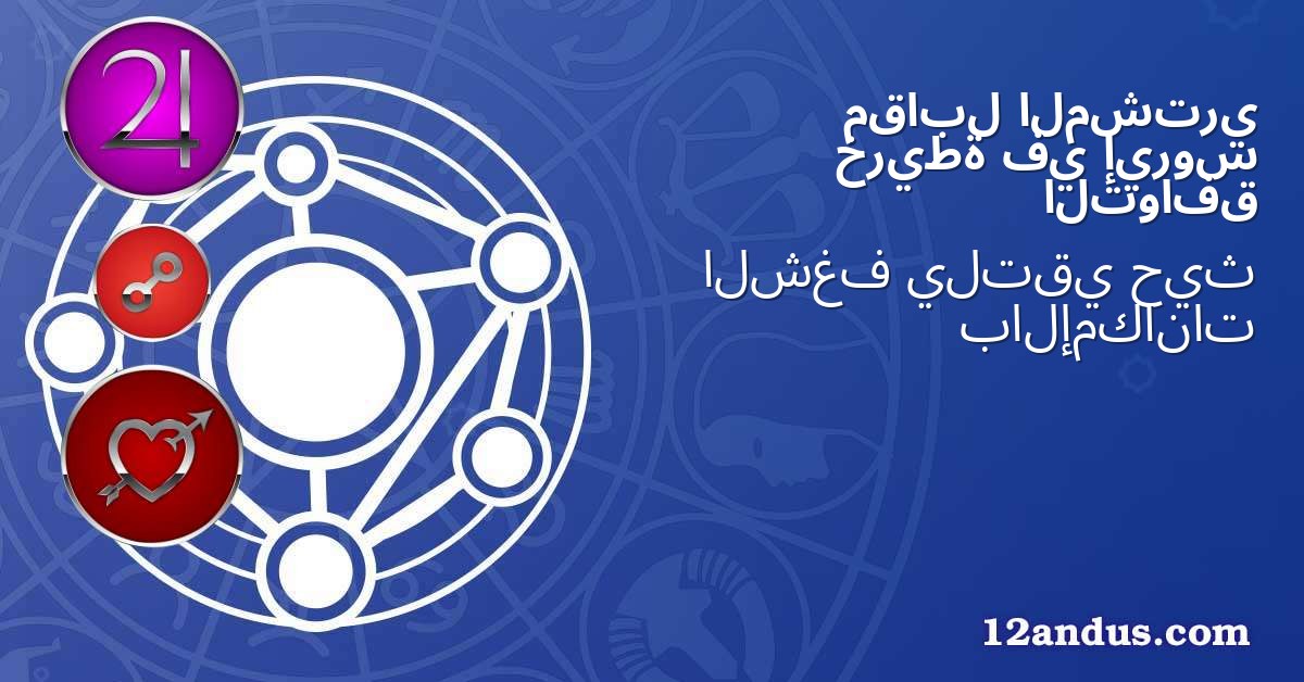 المشتري مقابل إيروس في خريطة التوافق