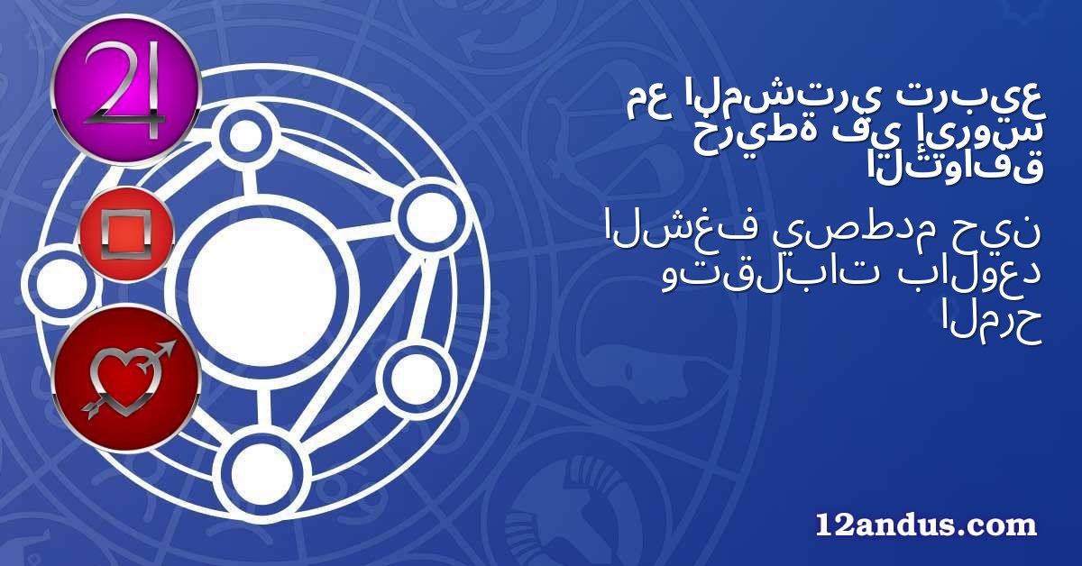 تربيع المشتري مع إيروس في خريطة التوافق