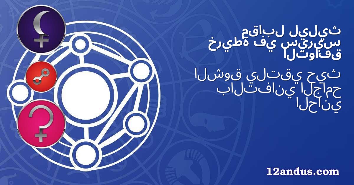 ليليث مقابل سيريس في خريطة التوافق