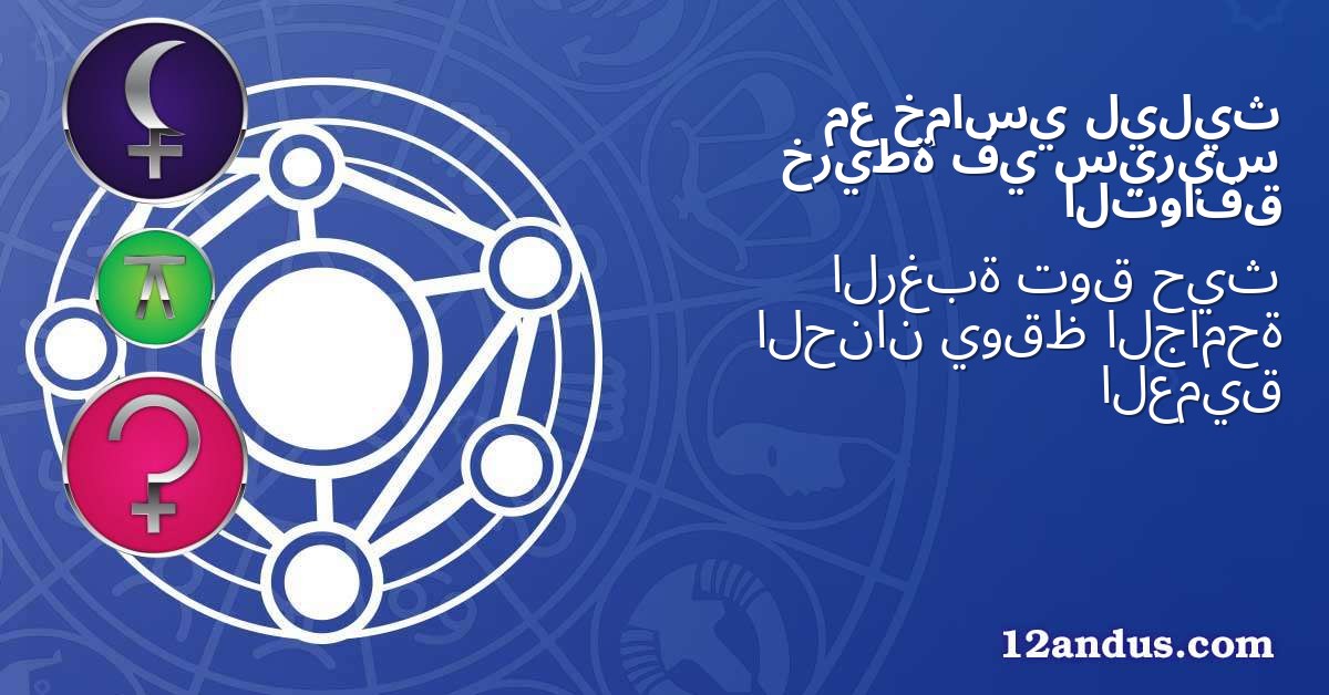 ليليث خماسي مع سيريس في خريطة التوافق