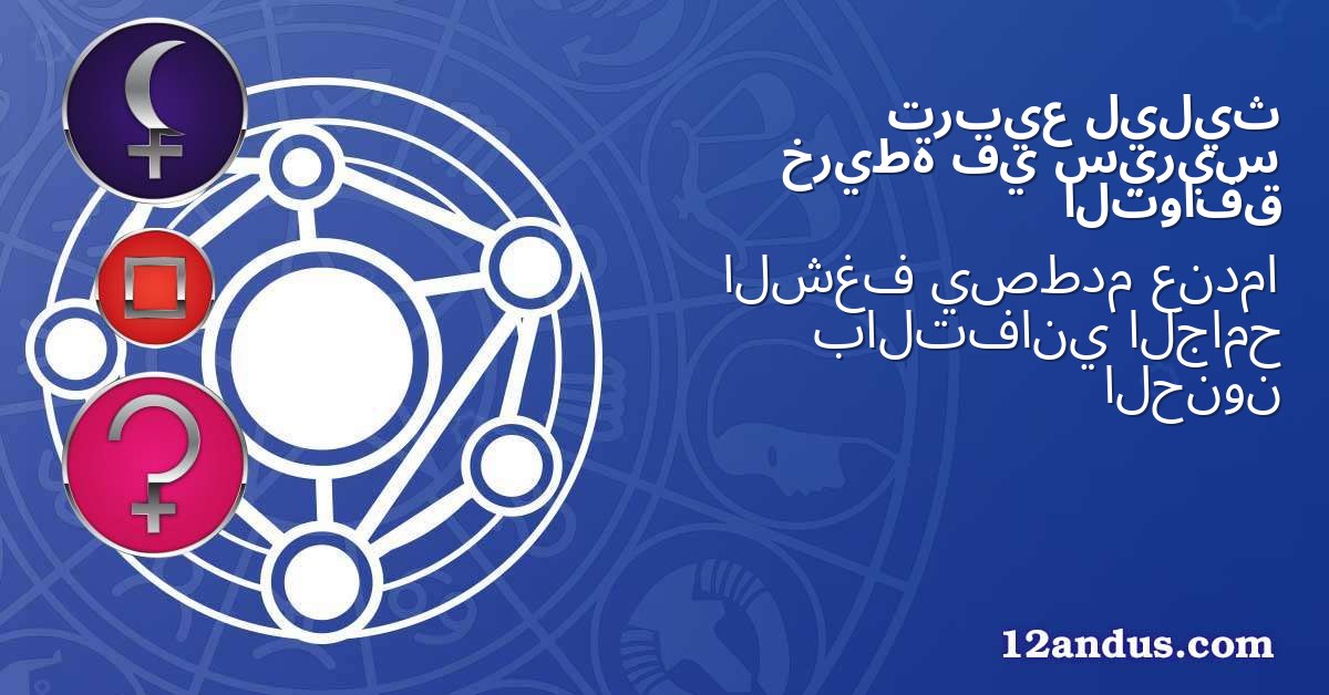 ليليث تربيع سيريس في خريطة التوافق