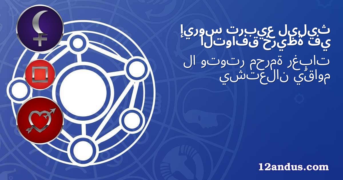 ليليث تربيع إيروس في خريطة التوافق