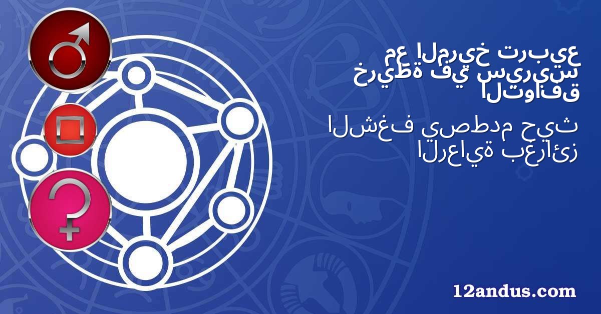 تربيع المريخ مع سيريس في خريطة التوافق