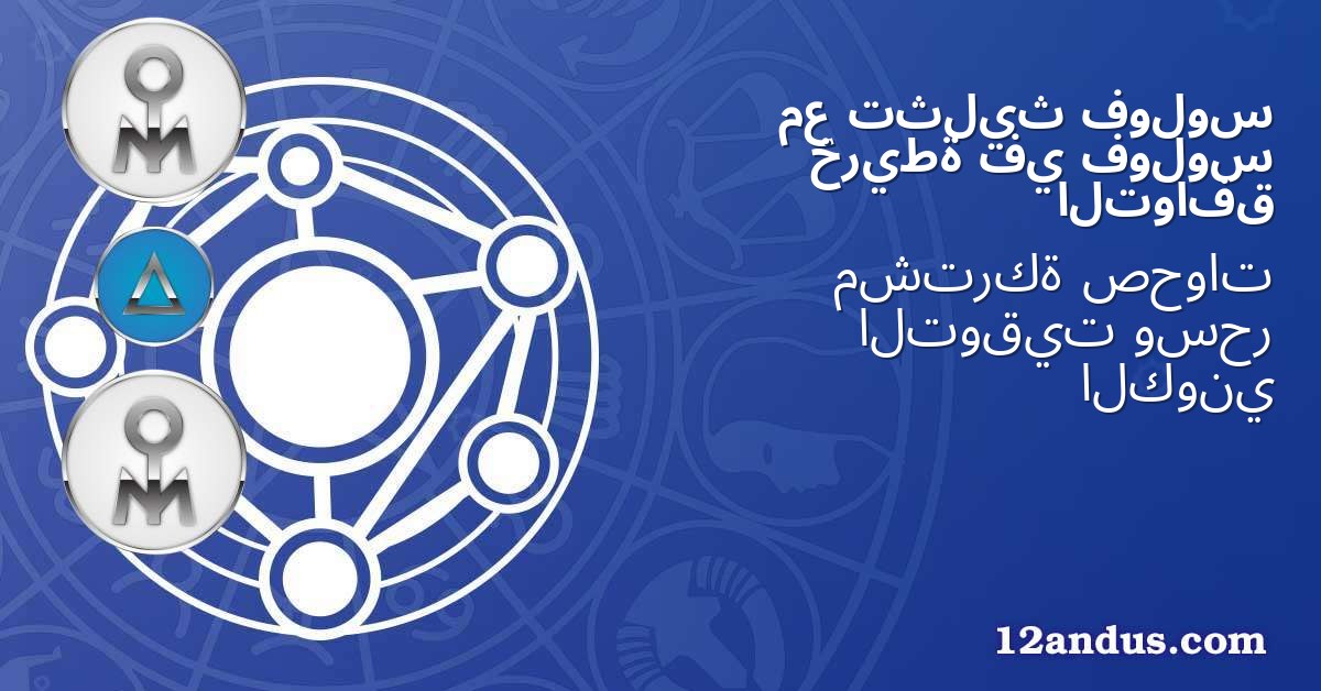 فولوس تثليث مع فولوس في خريطة التوافق