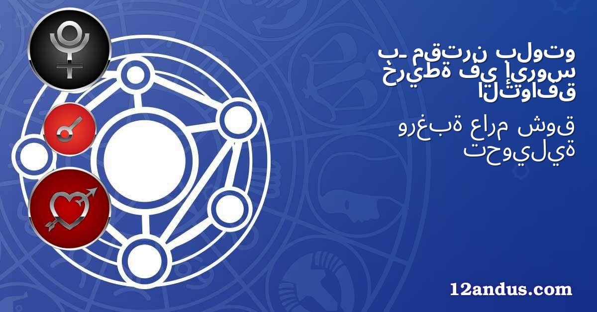 بلوتو مقترن بـ إيروس في خريطة التوافق