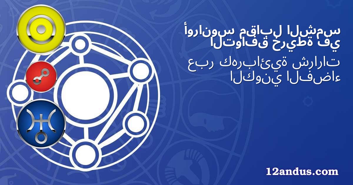 الشمس مقابل أورانوس في خريطة التوافق