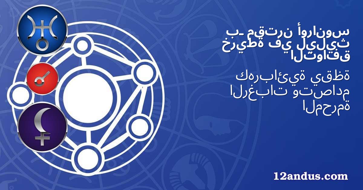 أورانوس مقترن بـ ليليث في خريطة التوافق