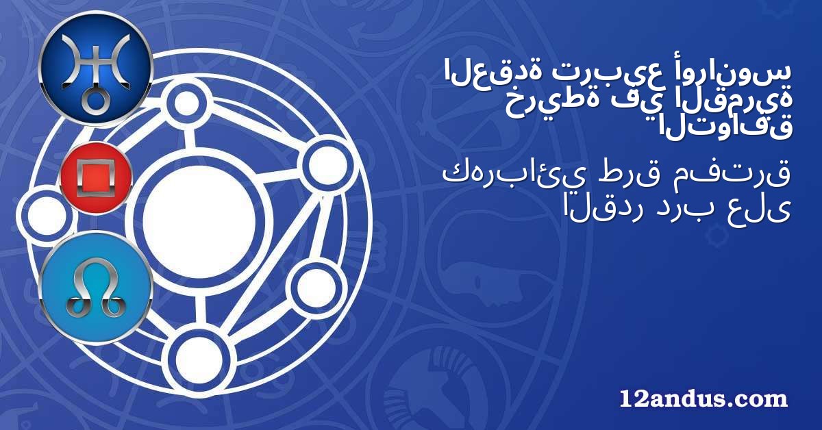 أورانوس تربيع العقدة القمرية في خريطة التوافق