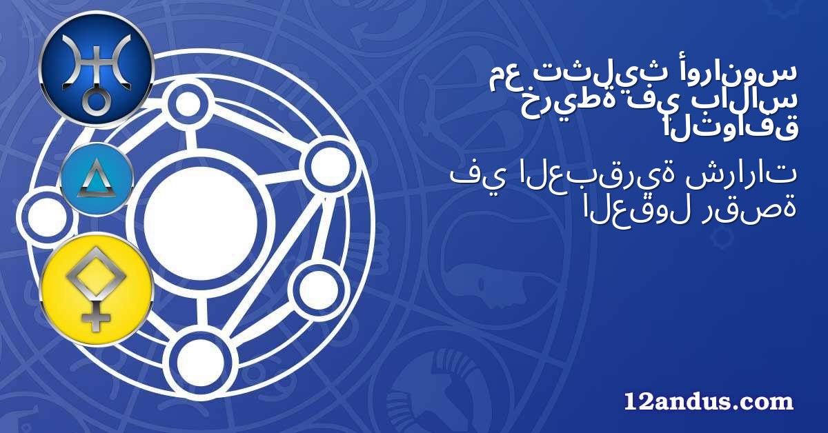 أورانوس تثليث مع بالاس في خريطة التوافق