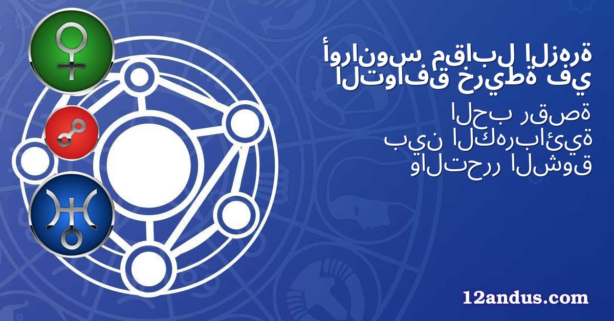 الزهرة مقابل أورانوس في خريطة التوافق