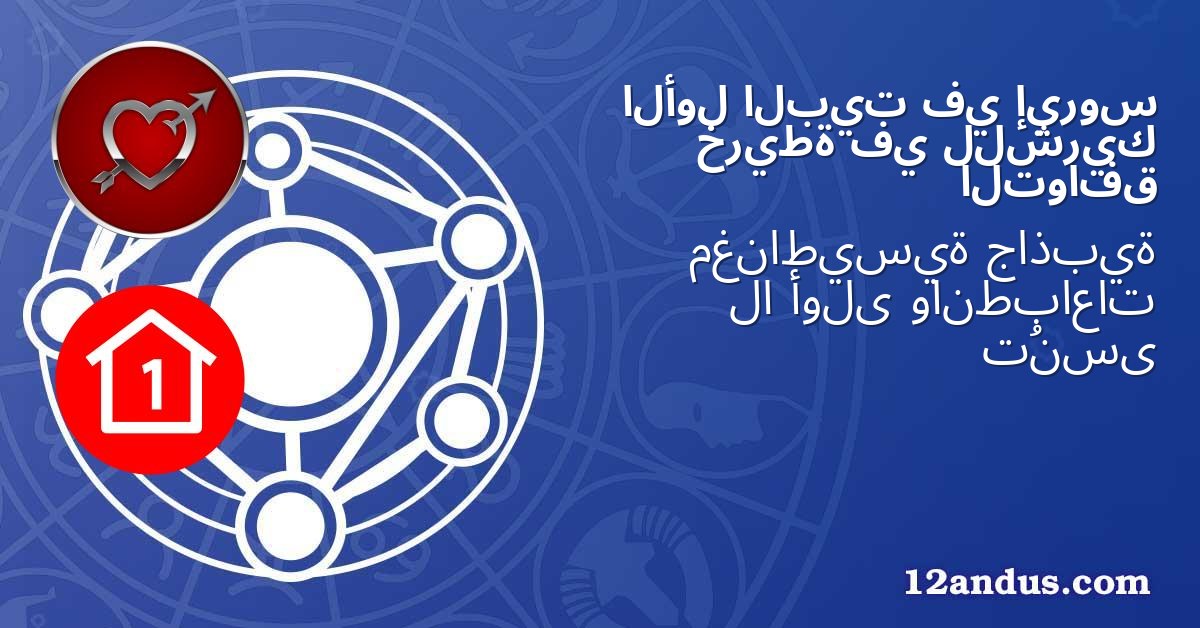 إيروس في البيت الأول للشريك في خريطة التوافق