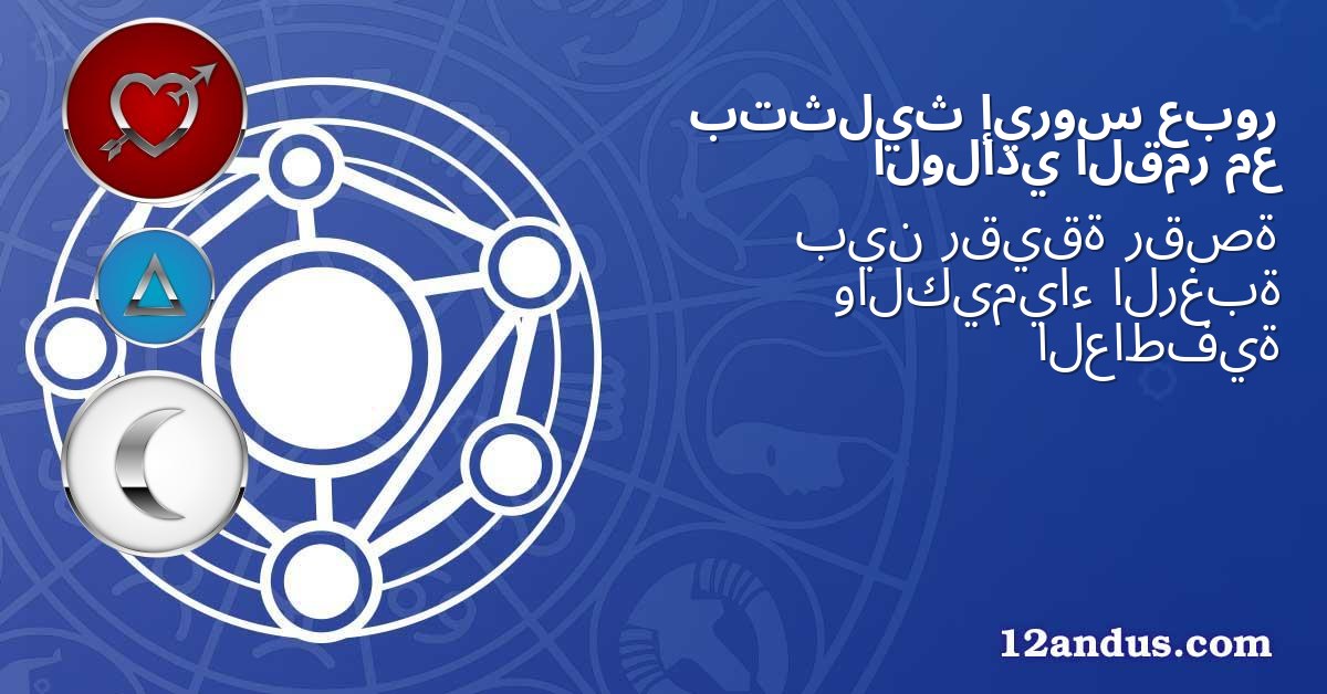 عبور إيروس بتثليث مع القمر الولادي