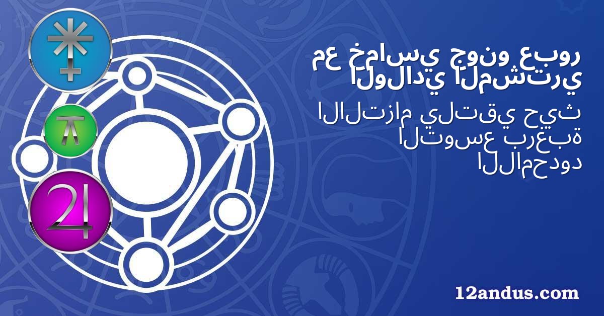 عبور جونو خماسي مع المشتري الولادي