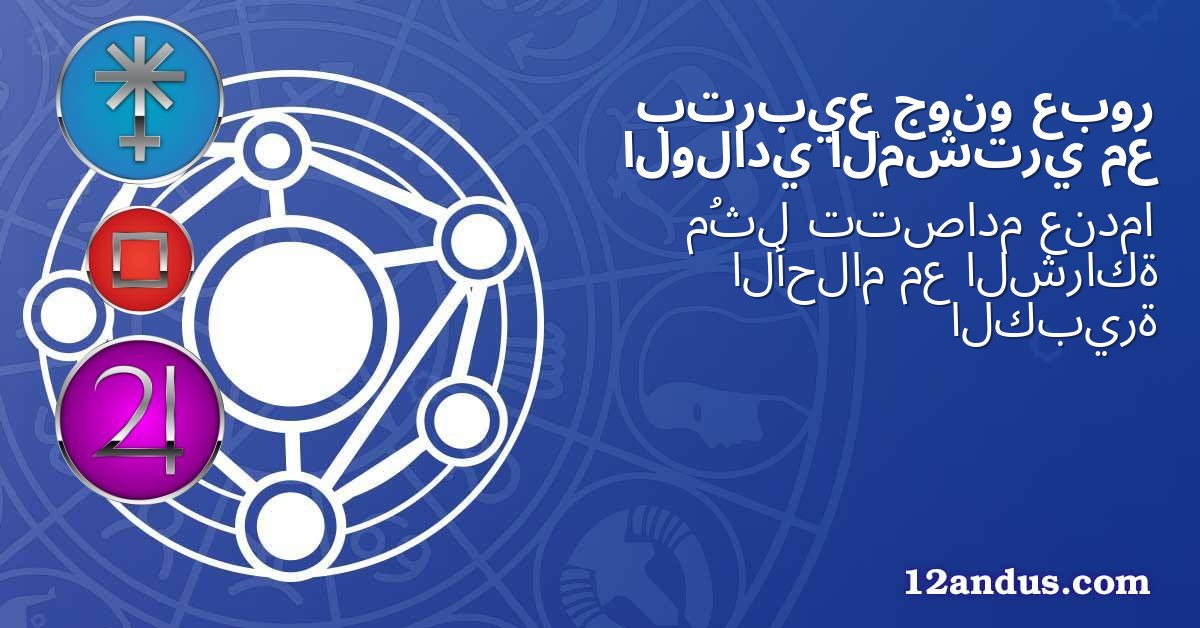 عبور جونو بتربيع مع المشتري الولادي