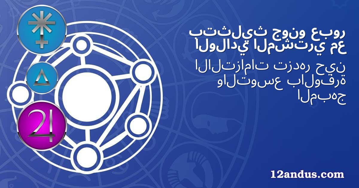 عبور جونو بتثليث مع المشتري الولادي