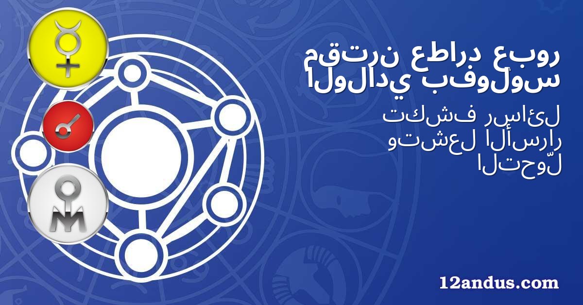 عبور عطارد مقترن بفولوس الولادي