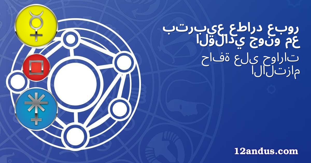 عبور عطارد بتربيع مع جونو الولادي