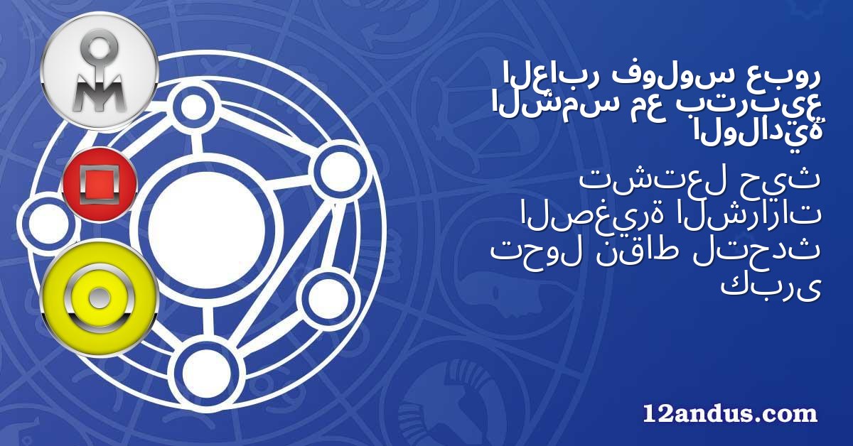 عبور فولوس العابر بتربيع مع الشمس الولادية