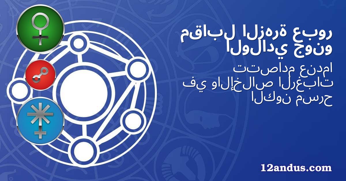عبور الزهرة مقابل جونو الولادي