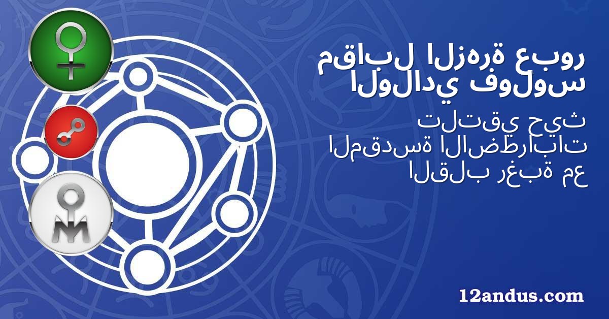 عبور الزهرة مقابل فولوس الولادي