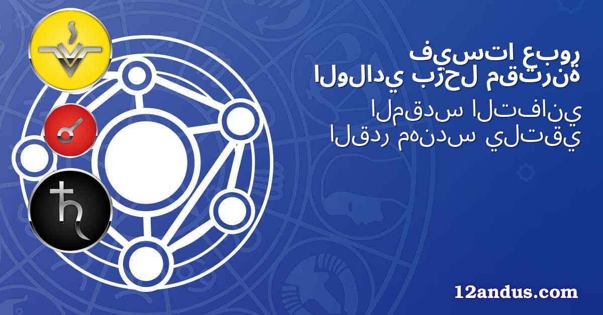 عبور فيستا مقترنة بزحل الولادي