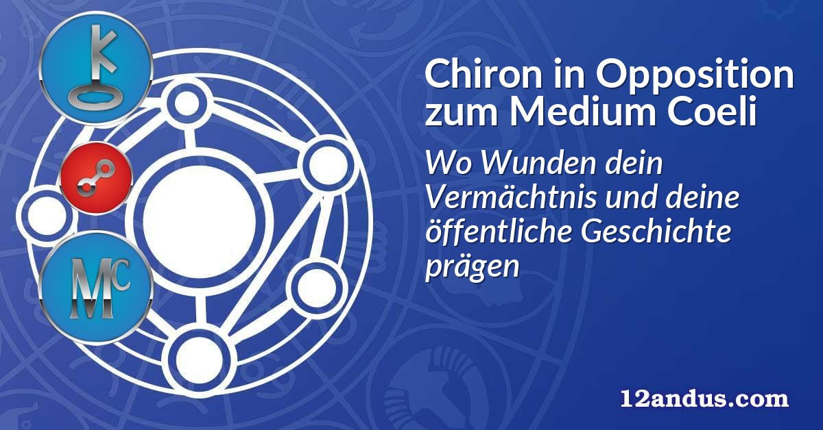 Chiron in Opposition zum Medium Coeli