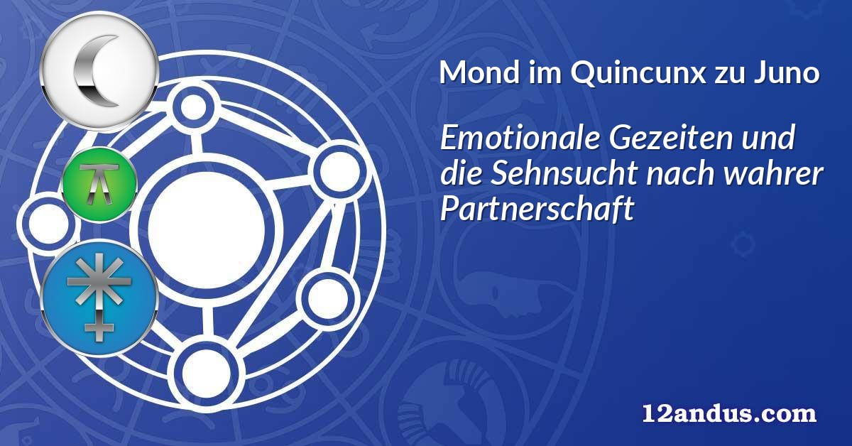 Mond im Quinkunx zu Juno