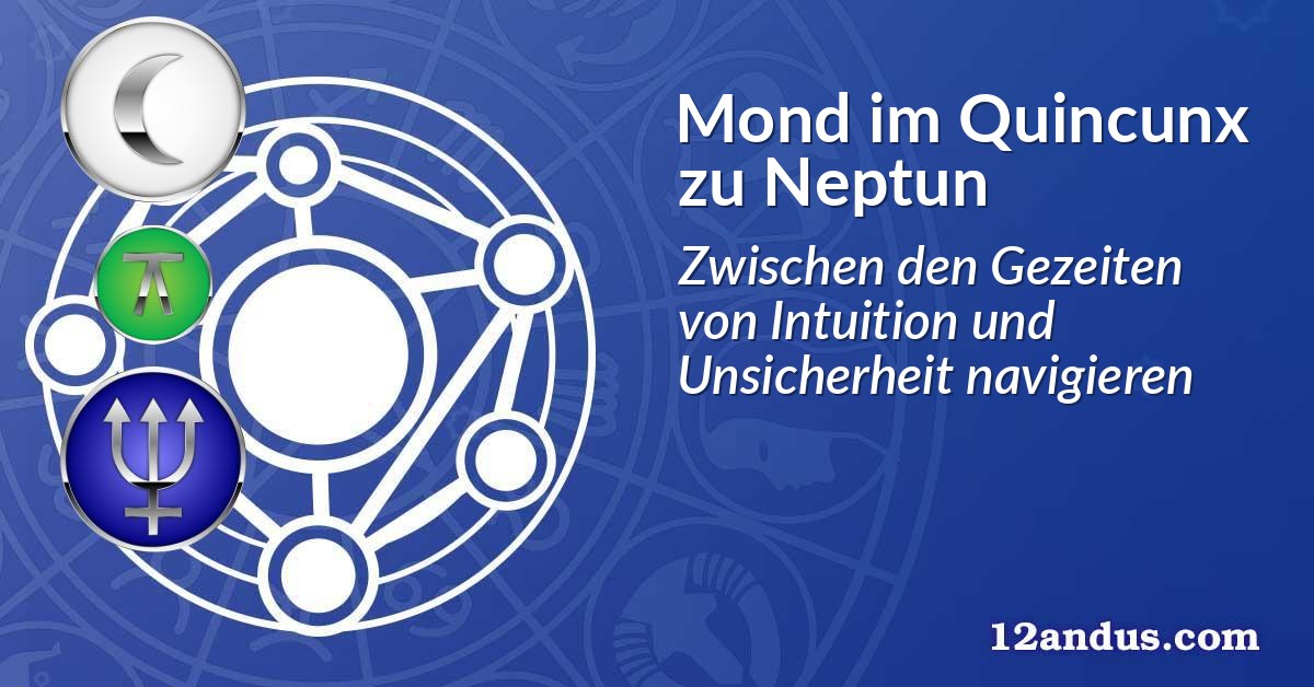 Mond im Quinkunx zu Neptun