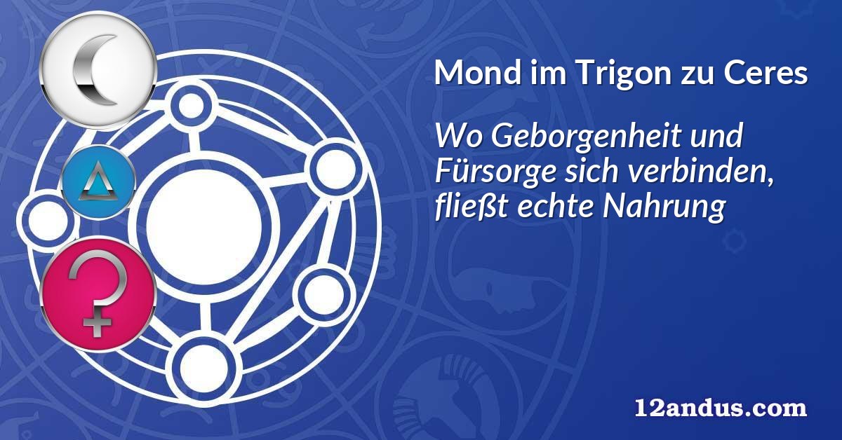 Mond im Trigon zu Ceres