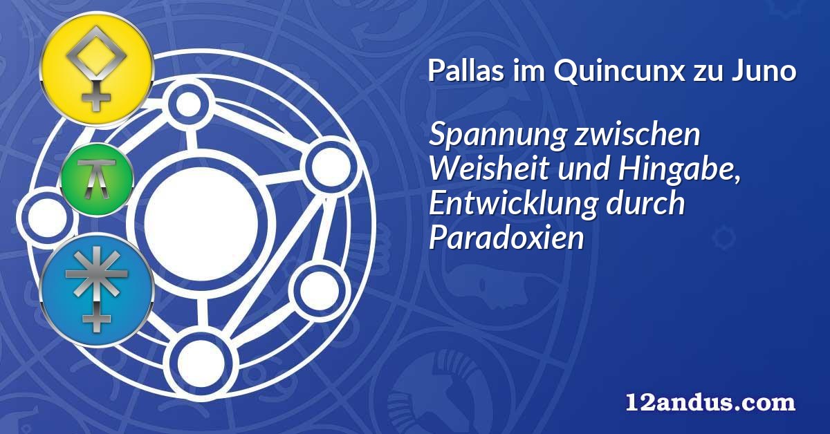 Pallas im Quinkunx zu Juno