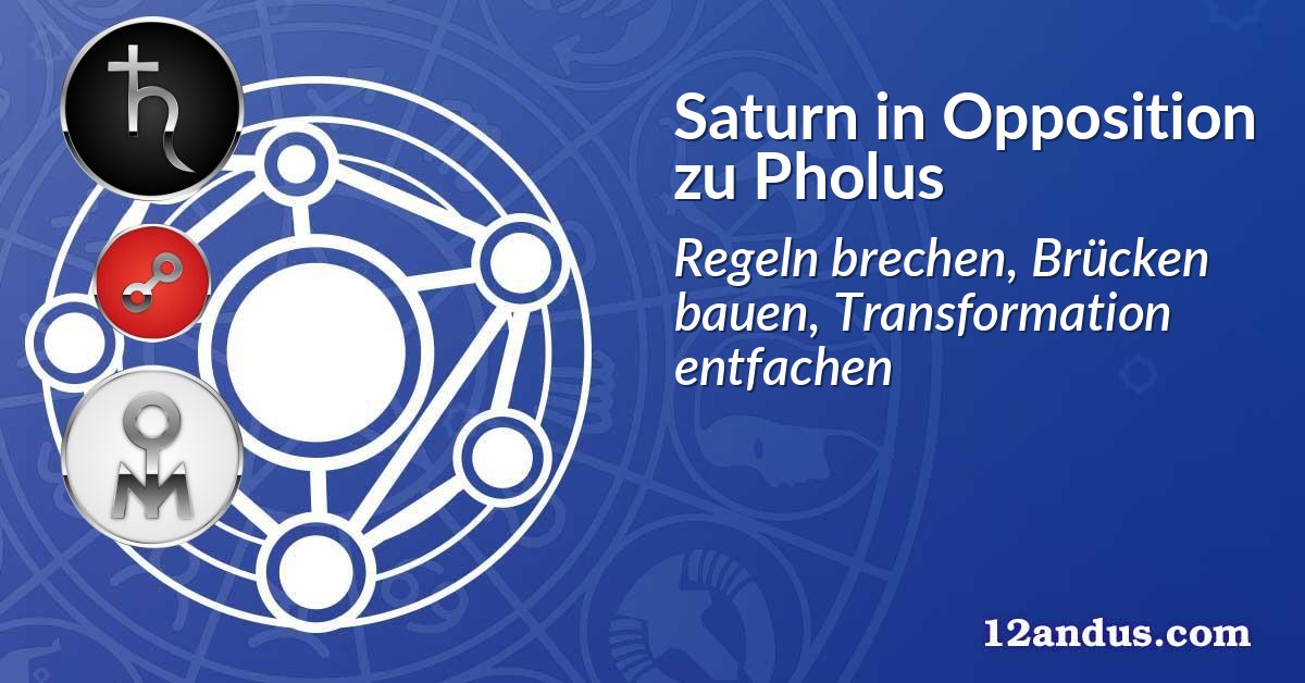 Saturn in Opposition zu Pholus