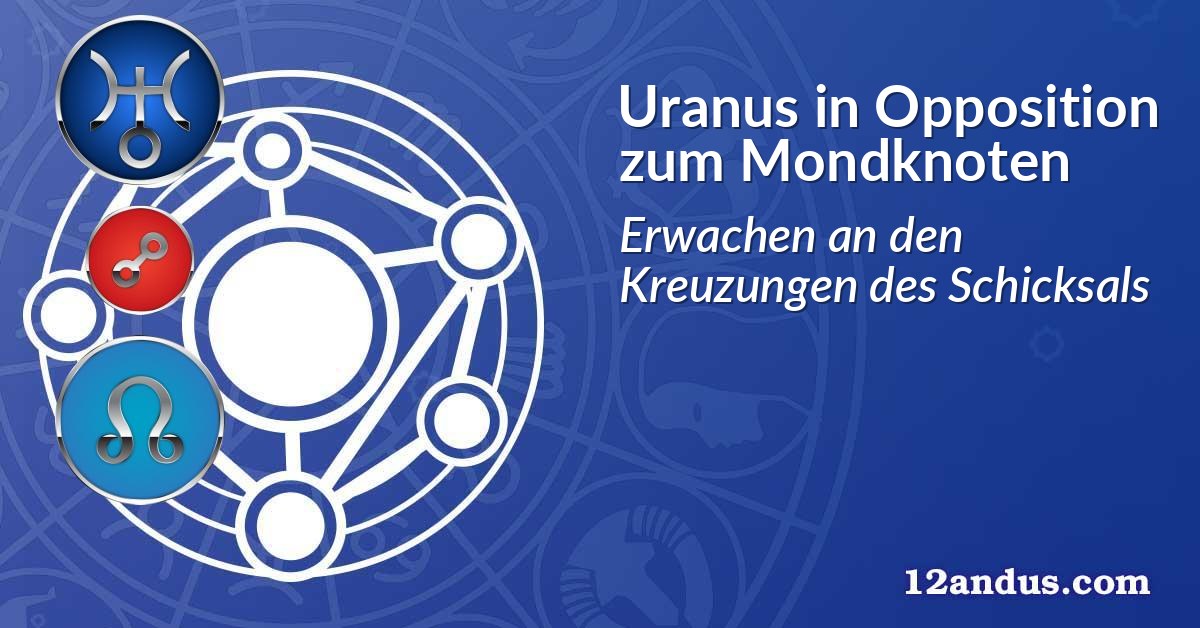 Uranus in Opposition zum Mondknoten