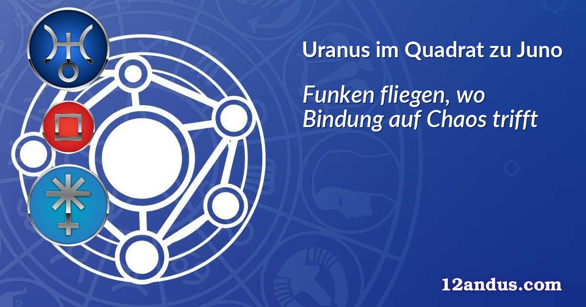 Uranus im Quadrat zu Juno