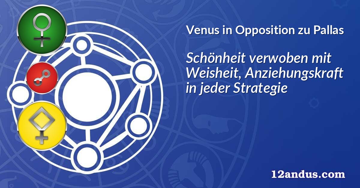 Venus in Opposition zu Pallas