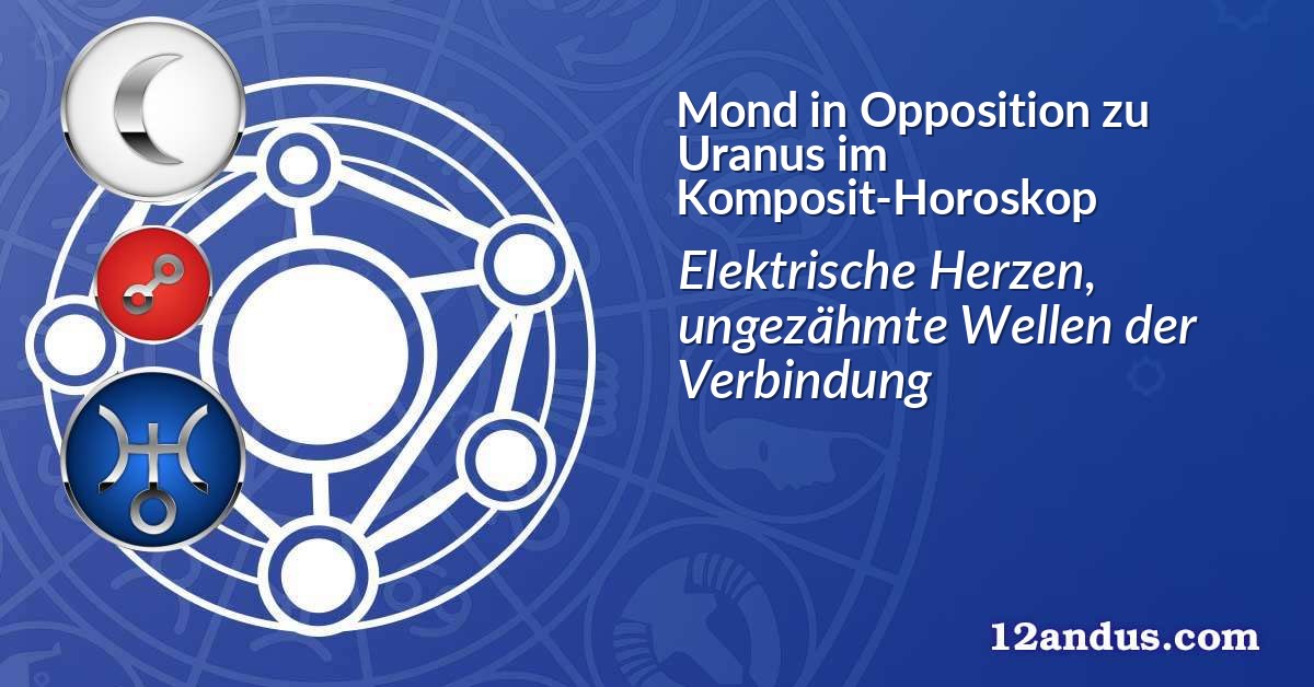 Mond in Opposition zu Uranus im Komposit-Horoskop