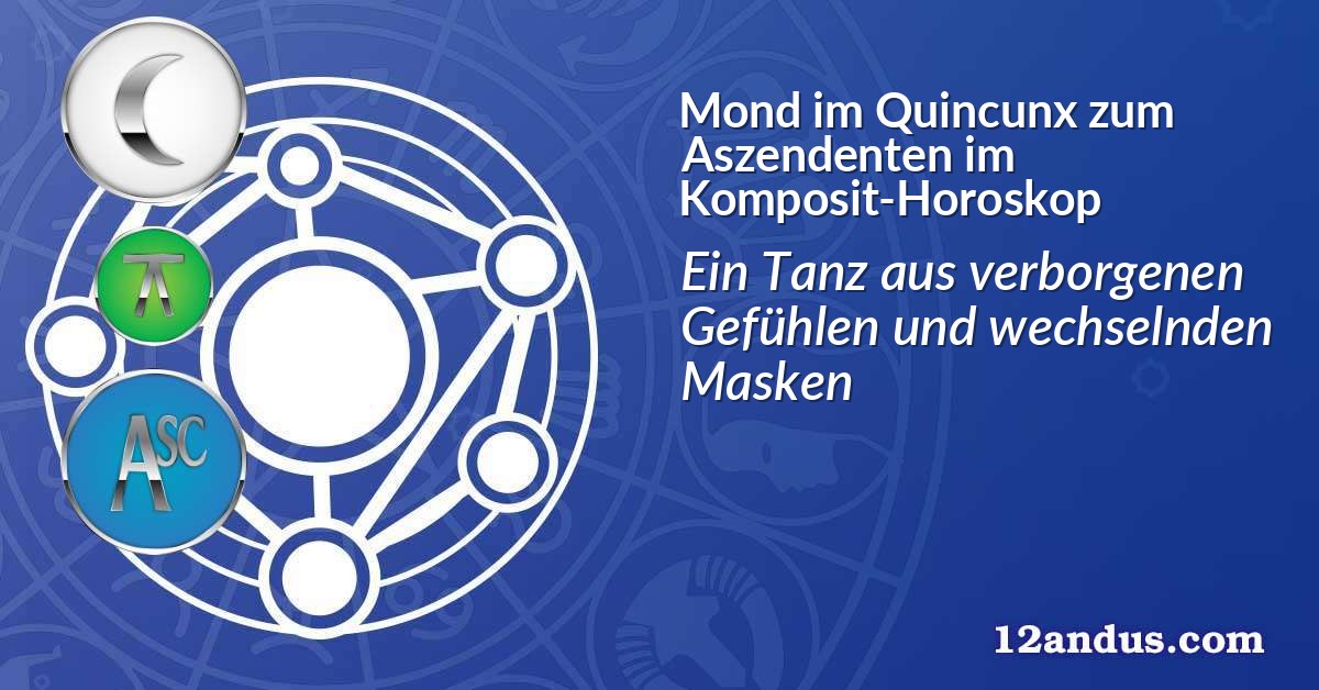 Mond im Quinkunx zum Aszendenten im Komposit-Horoskop