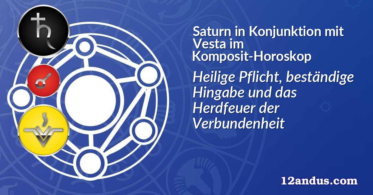 Saturn in Konjunktion mit Vesta im Komposit-Horoskop