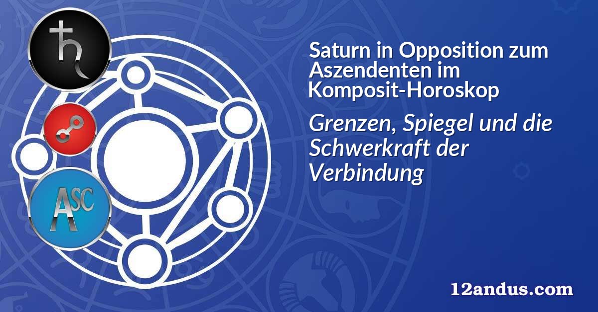 Saturn in Opposition zum Aszendenten im Komposit-Horoskop