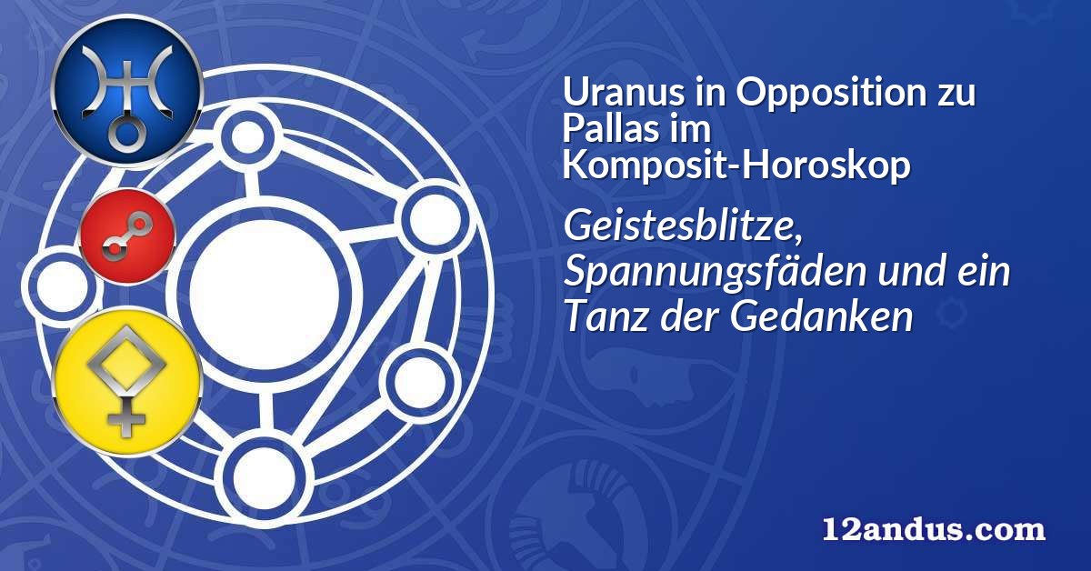 Uranus in Opposition zu Pallas im Komposit-Horoskop