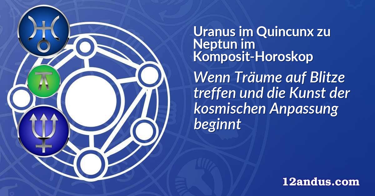 Uranus im Quinkunx zu Neptun im Komposit-Horoskop