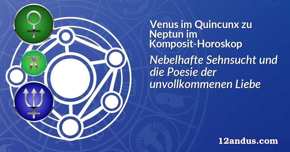 Venus im Quinkunx zu Neptun im Komposit-Horoskop