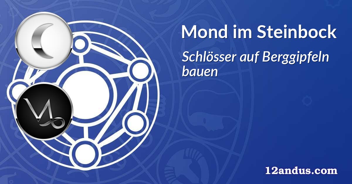 Mond im Steinbock