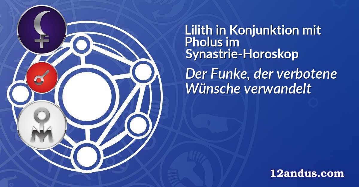 Lilith in Konjunktion mit Pholus im Synastrie-Horoskop