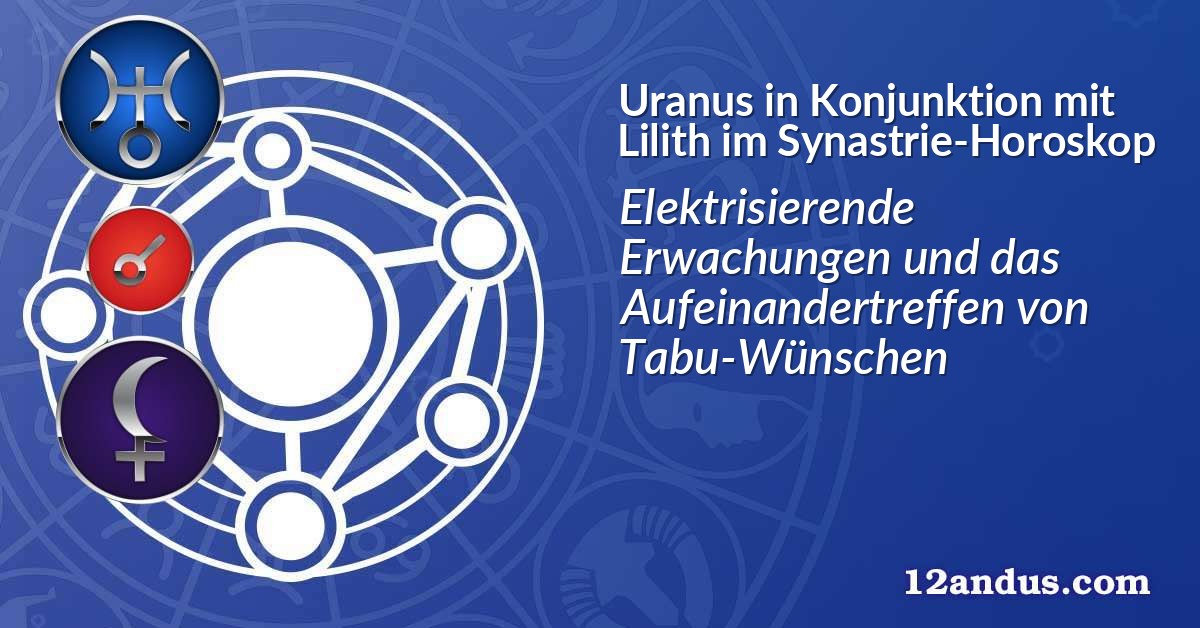 Uranus in Konjunktion mit Lilith im Synastrie-Horoskop