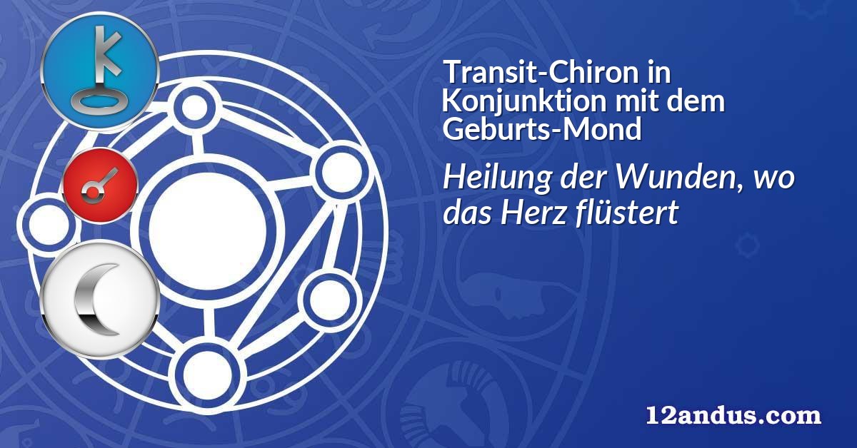 Transit-Chiron in Konjunktion mit dem Geburts-Mond
