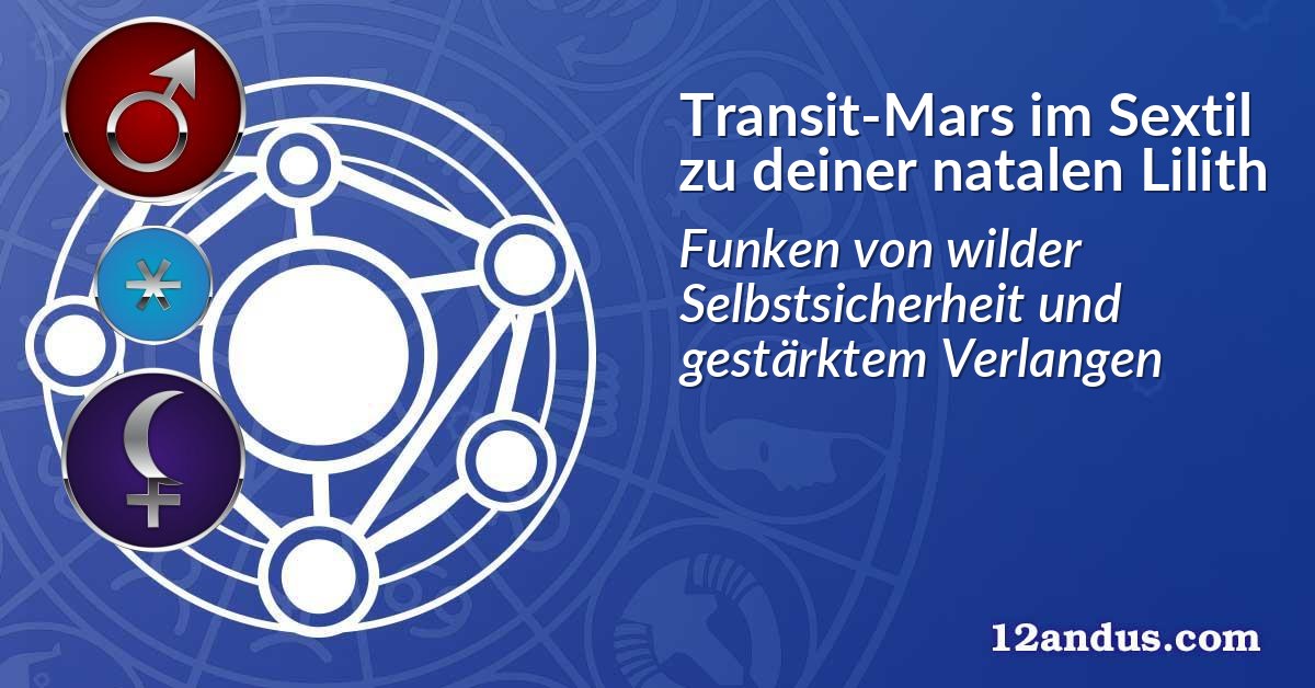 Transit-Mars im Sextil zu deiner natalen Lilith
